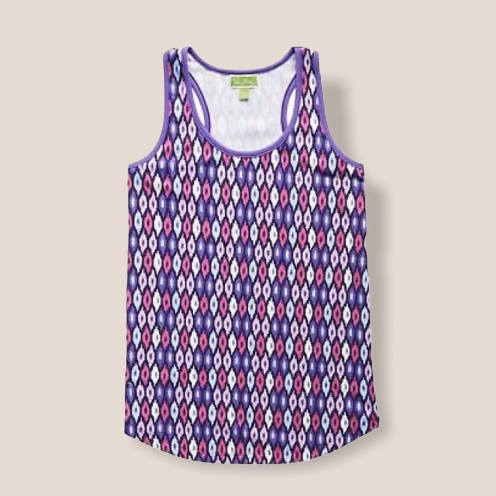 NWT Vera Bradley Lilac Ikat Pajama Tank